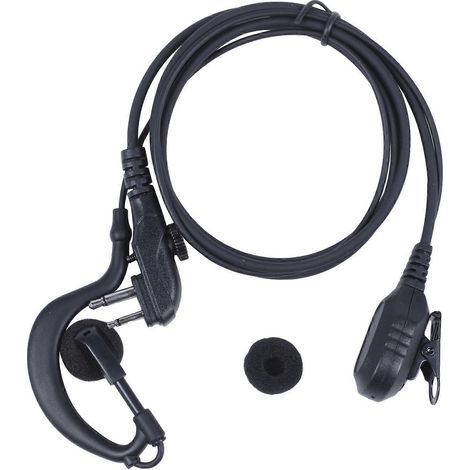 Écouteur PTT avec microphone pour casque HYT Hytera TC-500 TC-518 TC-580 TC-446S TC-600 TC-610 TC-620 TC-618 TC- (1/5)