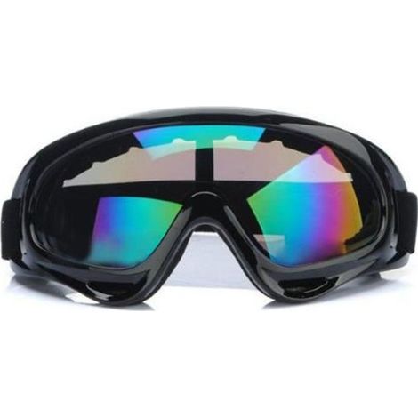 Lunettes Moto Motocross - Lentilles PC Anti-UV Anti-Buée - Cadre TPEE Flexible - Certifiées CE - 1 Pièce (1/3)