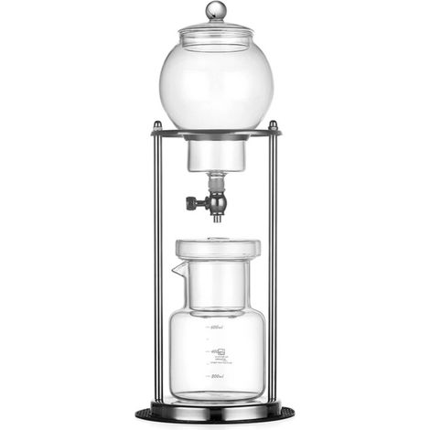 Cafetière Ice Drop 600ml – Filtre Intégré – Infusion Froide – Support Inclus – Design Moderne (1/5)