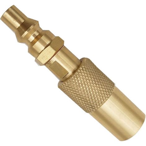 Raccord Rapide Gaz Propane Naturel 1/4 Pouces - Pour Réglage Haute Pression - Compatible Cuisinière Camping Et Caravane - 1 Pièce (1/5)