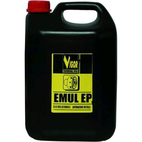 Olio Emulsionabile Vigor Emul-Ep Per Meccanica Conf. 4 Pezzi Da 5 Litri