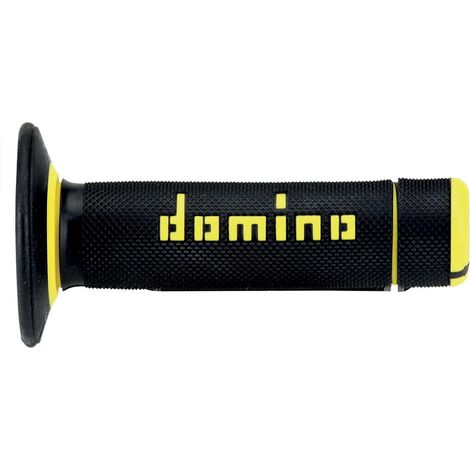 Manopole Domino OFF road X-treme bicomponenti, nero/giallo