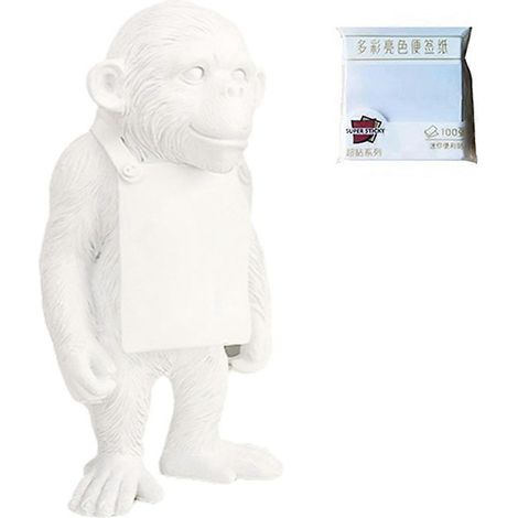 Tierskulptur für den Schreibtisch, weiße Haftnotiztafel