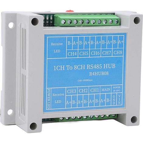 Amplificateur de signal avec boîtier ABS et carte PCB à 8 ports et 10 voyants lumineux pour téléphone portable (1/5)