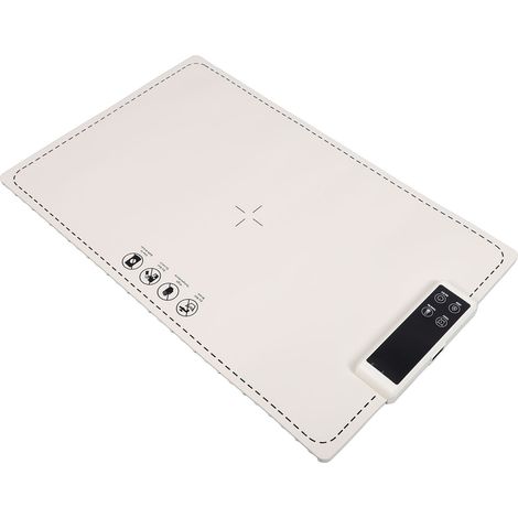 Tapis chauffant alimentaire souple en silicone 38x60 cm, 6 niveaux de température et 5 minuteries, verrouillage, prise UE 220-240V (1/5)