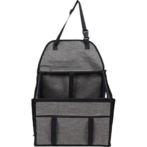 Siège d'auto pour Chien pour Petits Chiens, Sièges d'appoint de Voiture Portables en Respirante pour Chiot, Siège 'Auto pour Chien, Lit de Transport pour l'été, 15,35x15,35x10,63 Pouces (1/5)