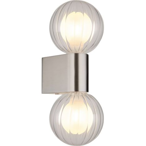 Globo - aplique de pared - ANDER - acero - vidrio - G9 - 41928-2N (1/5)