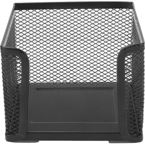 Beyamis Boîte à notes adhésives en métal grillagé pour bureau, étagère de bureau, porte-cartes, support, organisateur (1/5)