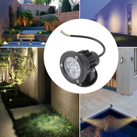 Aluminium 5W LED-Gartenleuchte mit IP65-wasserdichtem Sockel, Landschaftsstrahler für Garten und Hof, 85–265 V, 5W weißes Licht (1/5)