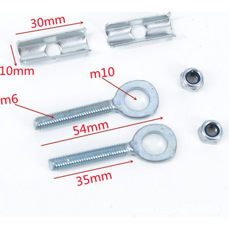 Accessoires moto, quad, vis de réglage de chaîne arrière 13 mm (1/5)