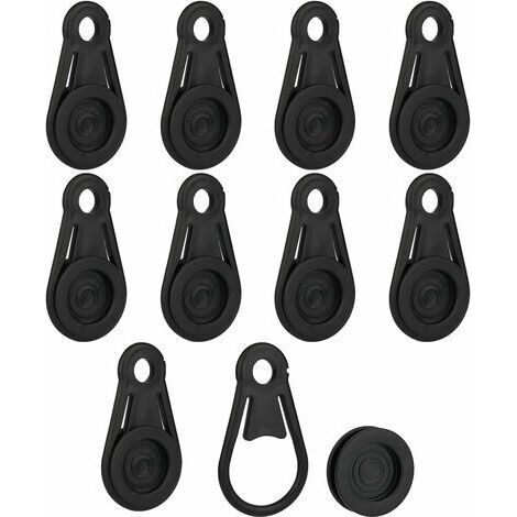 10 Pièces Clips de Bâche, Pince pour Bache, Pinces à Bâche Pinces à Pinces d'Arrimage pour Bâche pour Bâches de Voiture, Tentes, Auvents et Bâches de Piscine (1/5)