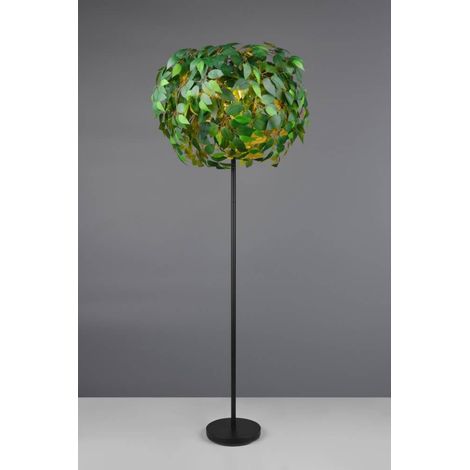 Lampadaire décoratif feuilles vert/noir 180cm 3xE14 RL (1/3)