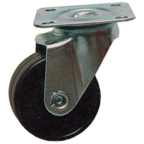 Bl Ruota Nylon Piastra D.40 mm da 4,0 Blister 2 Pezzi