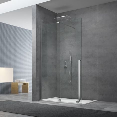 Swiss Aqua Technologies Pared corredera X-MOTION 120x200cm Crystal Glass® 8 mm antical, con brazos y perfiles cromados pulidos (SATBWIXM1)