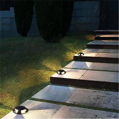 Faretto Da Terra Calpestabile 1 Watt Led Luce Calda Segnapassi Carrabile Esterno (1/4)