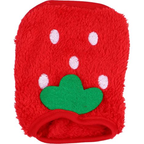 Veste thermique automne - hiver pour chien au lait (Rose fraise, ss) 1 pièce (1/5)