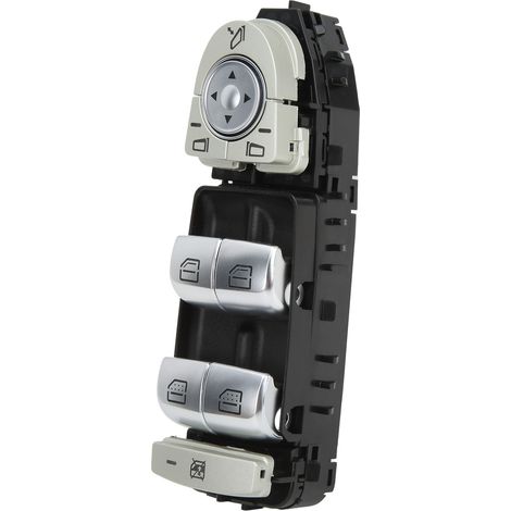 Interrupteur de lève-vitre électrique côté conducteur 213 905 48 03 BK, de remplacement pour Mercedes-Benz E 200 4MATIC 213243 (1/5)
