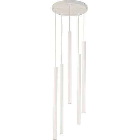 Lampada sospesa moderna Sopel 5 luci bianca G9 Sigma (1/4)