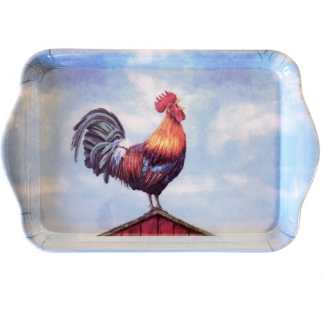 Mini plateau vide poche 20.5 x 13.5 cm - Coq (1/2)