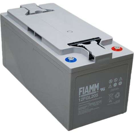 Batteria al piombo ermetica 12V 205Ah - Fiamm 12FGL205