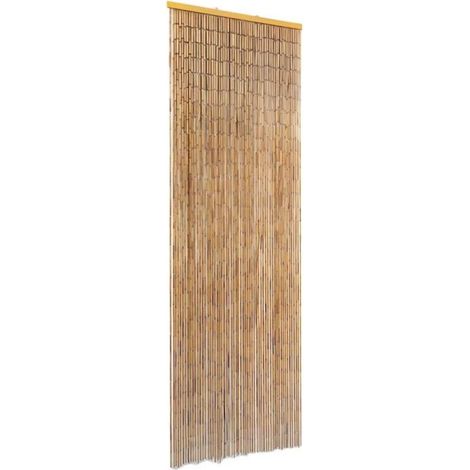 Rideau de porte contre insectes Bambou 56 x 185 cm (1/5)