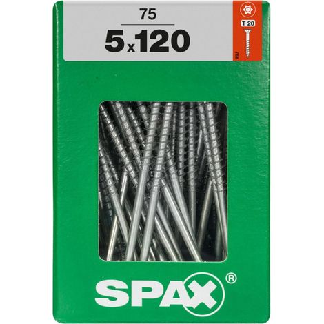Spax Universalschrauben 5.0 x 120 mm TX 20 - 75 Stk. Holzschrauben