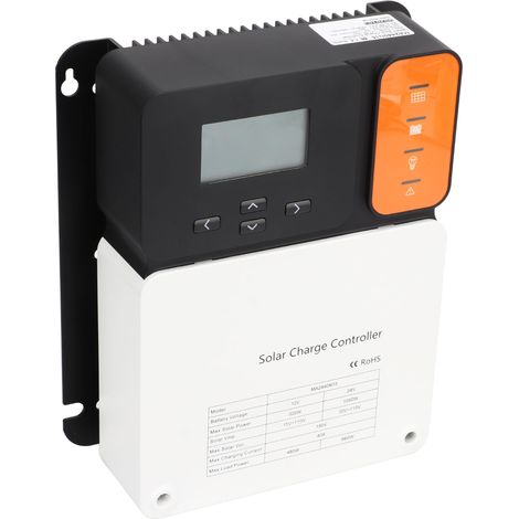 40A MPPT-Solarladeregler, Überlade- und Tiefentladeschutz, erhöhte Sicherheit, 12V/24V Solarpanel/Batterie (1/5)