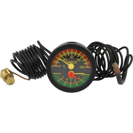 Thermomanomètre avec sonde à distance