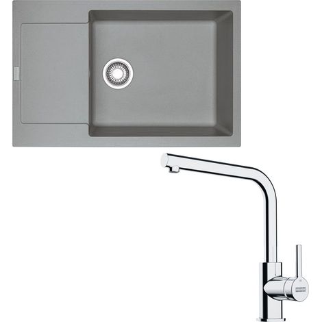 Pack évier XL Maris Fragranit stone 780 x 500 x 200 mm + mitigeur Lina L - Franke (1/5)
