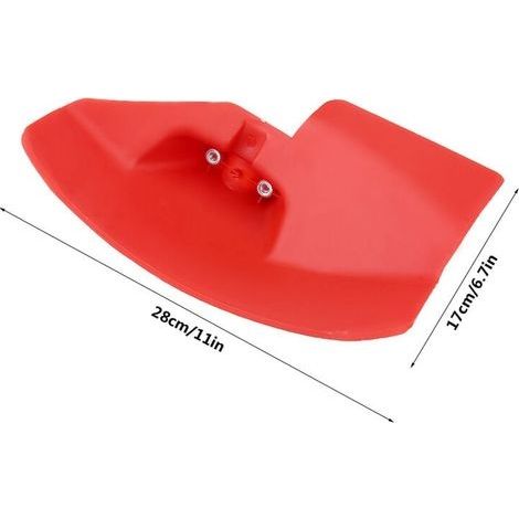 Carter de Protection pour débroussailleuse, Aisxx Carter de Protection en Plastique pour 24 26 28mm Dia. Débroussailleuse (1/4)