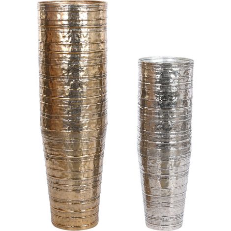 Vase Set 2 Aluminium 31X31X106 Doré (1/3)