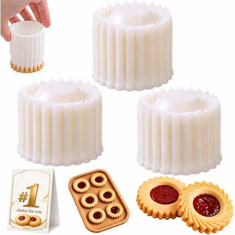 Irovami Moule pâtisserie double face – ABS antiadhésif, biscuits/fondant (1/5)