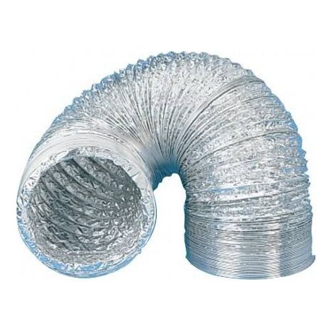 Gaine souple alu long. 10m - GSA 125-M0-10M UNELVENT - 820760 Longueur 10m - Diam 125 mm (1/2)