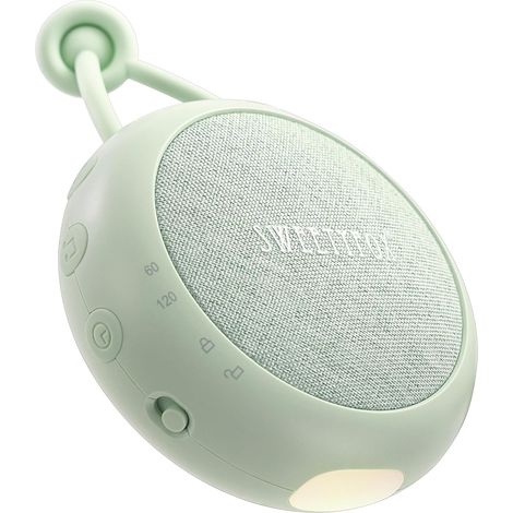Machine bruit blanc bébé avec veilleuse, appareil sommeil enfant sons apaisants minuterie, lampe nuit douce pour chambre bébé (1/5)