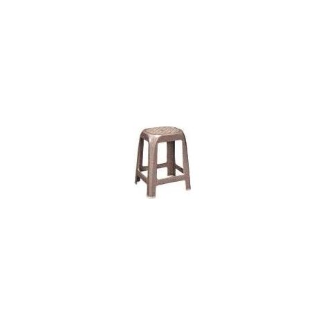 Stefanplast – Tabouret empilable en polypropylène – Pieds antidérapants – Capacité 100 kg – Dimensions 41x35x46 cm