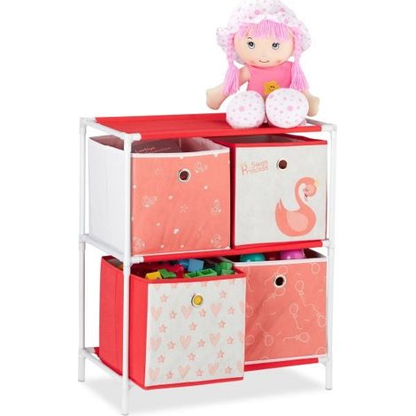 Scaffale per bambini swan con cassetti (1/5)