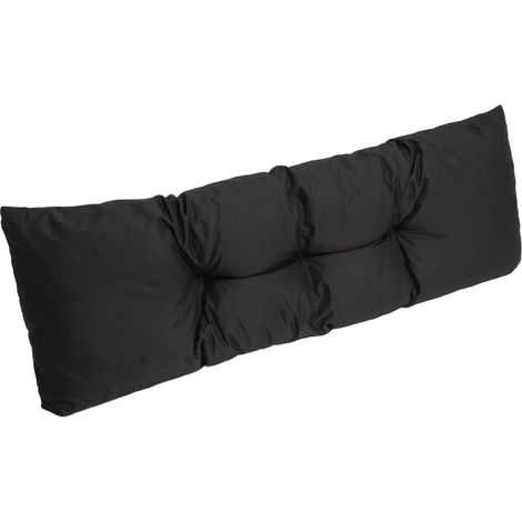 Coussin pour palettes 120 x 40cm, coussins canapé, coussin de jardin, coussin de sol/ coussin palette in-extérieur Noir, SETGARDEN (1/4)