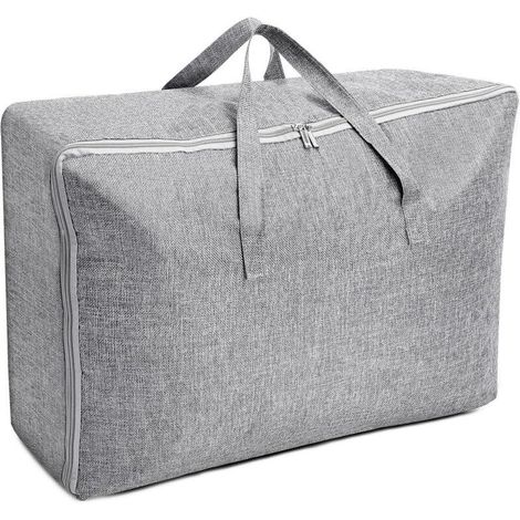 Grand Sac de Rangement 105L, Rangement Sous Lit Pliable Closet Organizer Sac de Rangement pour Couette Imperméable avec Poignées Renforcées pour Édredons Couvertures Oreillers Vestes (1/5)