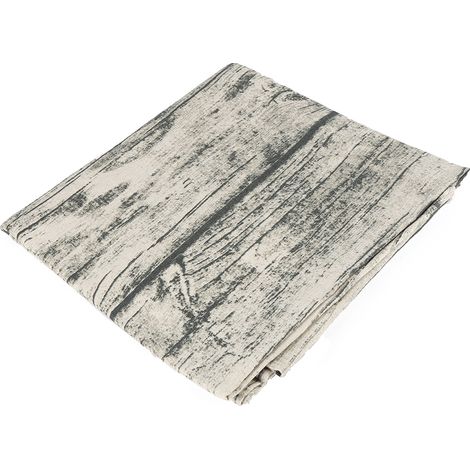 Nappe En Coton Lin Motif Bois Rétro Pour Décoration De Table Salon Restaurant 90x90cm