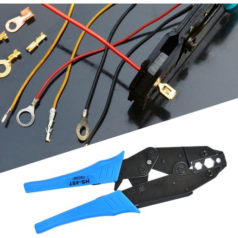 Pince à sertir à cliquet HS-457 pour câbles coaxiaux BNC/TNC 11, 8,2, 5,4 mm RG6 RG58 (1/5)