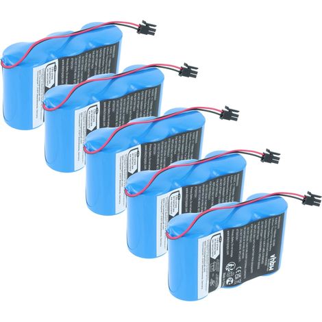 vhbw 5x Battery compatible with ABB IRB 7600 M2004, 7600 M2000, 7600 M2000A Industrial Robot (17000 mAh, 10.8 V, Li-SOCl2)
