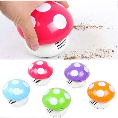 Aspirapolvere, ufficio Aspirapolvere sweeper in forma di un fungo Mini pulitore angolo scrivania, mobili, interni auto, tastiera, computer (1/5)