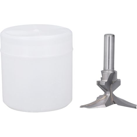 Punta per fresatrice per legno integrata a 3 denti R50, con gambo da 1/2 pollice, per pannelli di spessore compreso tra 20 e 36 mm. (1/5)
