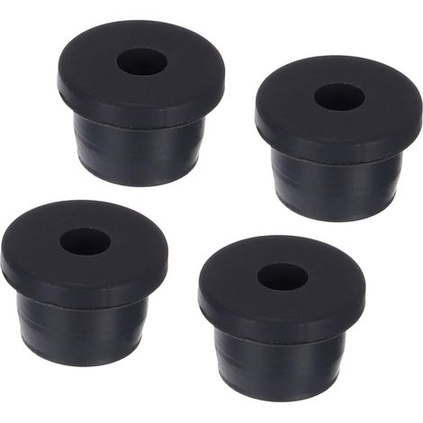 4Pcs Passe-Câble T-Forme Diamètre Installation 15.5mm, ID 6mm, Hauteur de 13mm Passe Fil Rondelle Caoutchouc de Protection Étanches et Flexibles pour Conduits de Câbles (1/5)