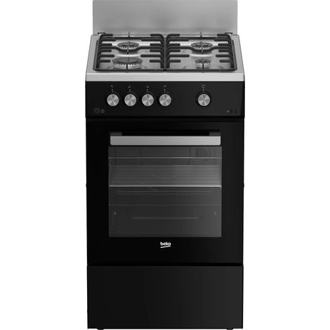 Cucina a gas da 65 litri con 4 fuochi, nera - FSG52010GBC - Beko (1/5)