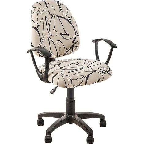 Housse Chaise Bureau - Extensible - Pour Chaises Sans Accoudoirs - Modèle 6 - Lavable En Machine - 1 Pièce