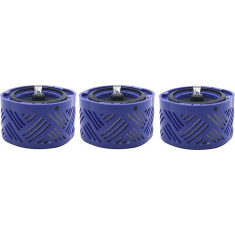 Filtre d'aspirateur, 3 pièces de rechange de post-filtre pour Dyson V6 DC59 accessoires d'aspirateur (1/4)
