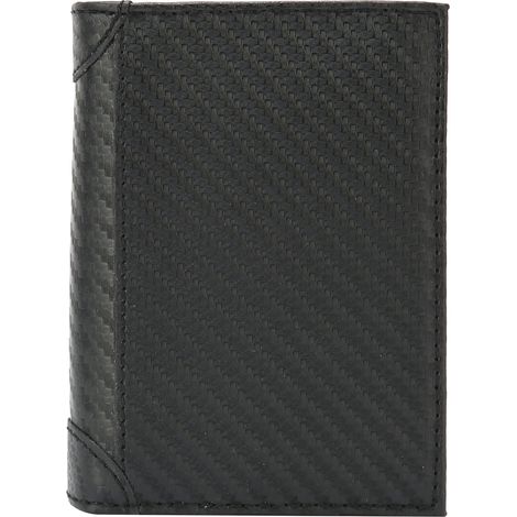 Portefeuille multifonction anti-vol, étui à cartes de crédit et cartes de visite en fibre de carbone noire x‑53, cadeau homme (1/5)