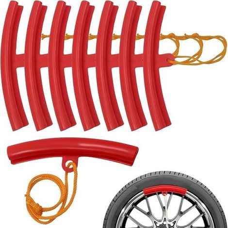 Protectores de llantas para coche (8 piezas), protectores de llantas para todo tipo de llantas de coche. (1/5)