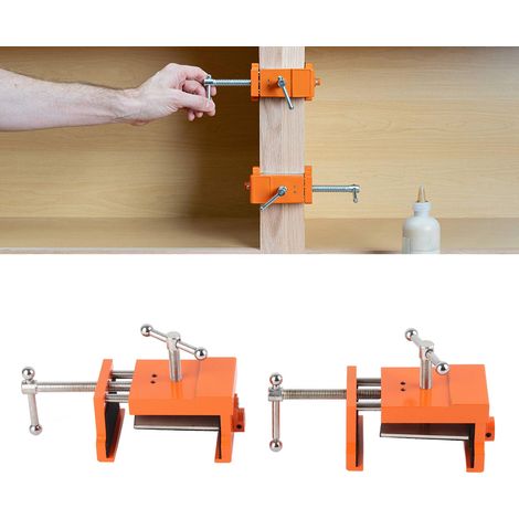 Frontrahmenverriegelung aus Aluminium und Stahl – 2 professionelle Schlösser mit Innensechskantschlüssel für orangefarbene Schaufenster (1/5)